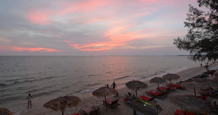 Otres beach.